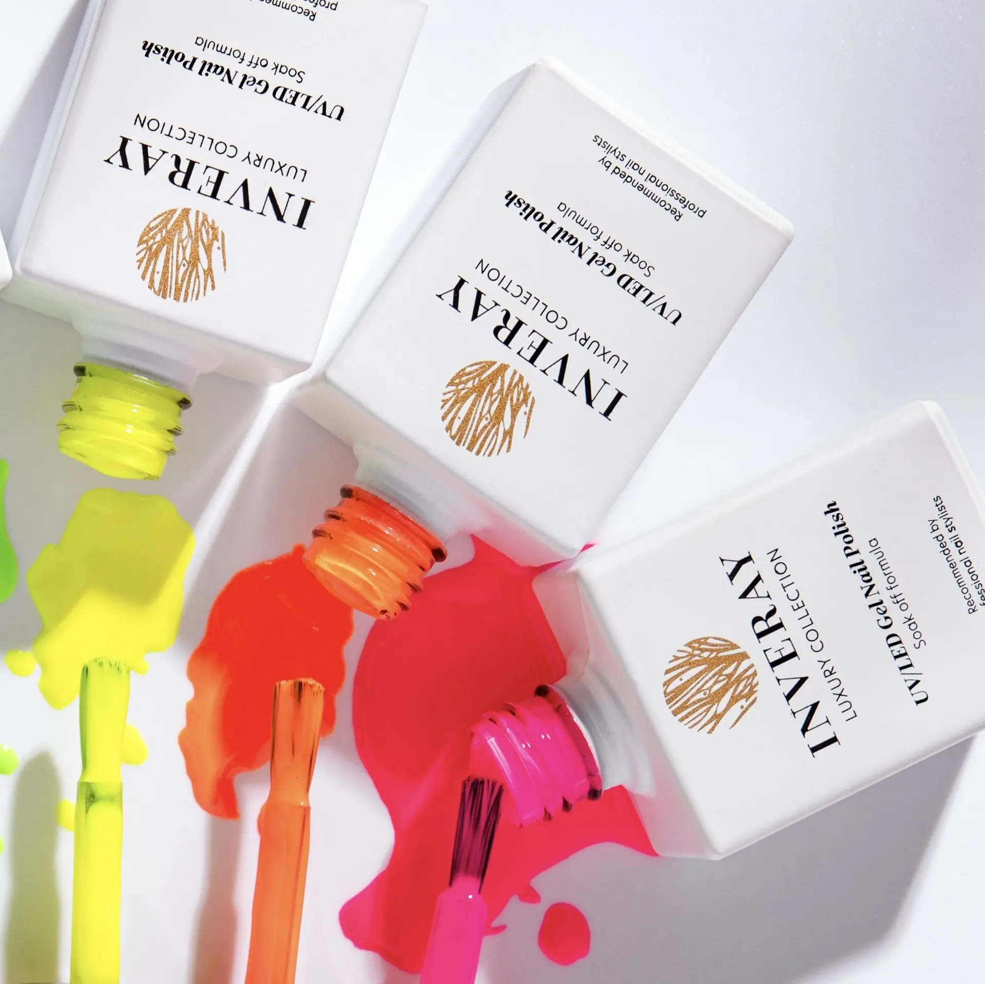 Muestra de colores de esmaltes inveray
