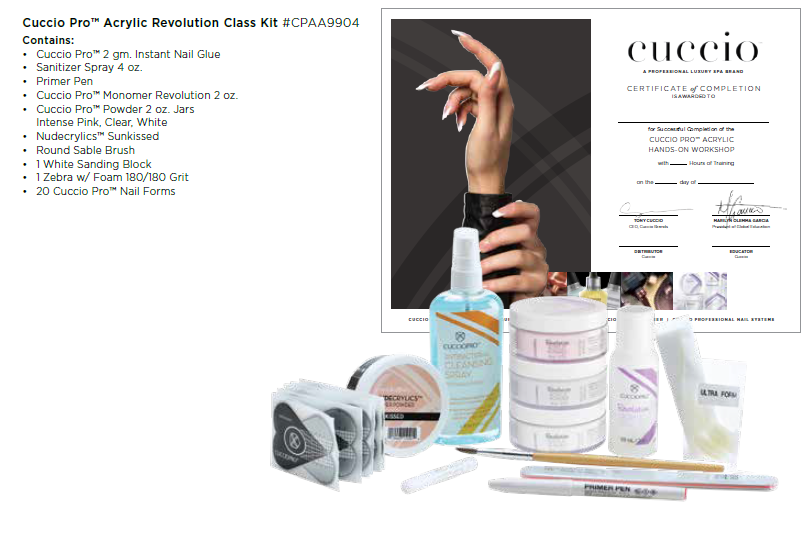 Kit Intro Acrílico Cuccio