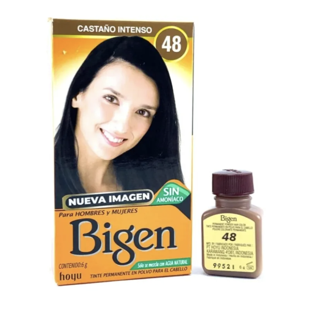 Bigen Tinte Cejas Castaño Intenso