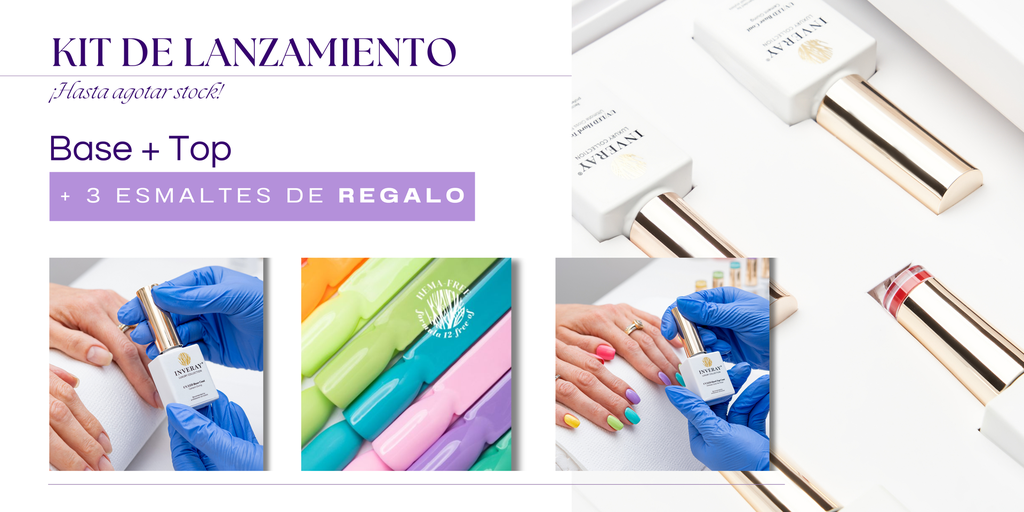 Kit Inveray - Classic Lady (Base + Top + 3 Colores)