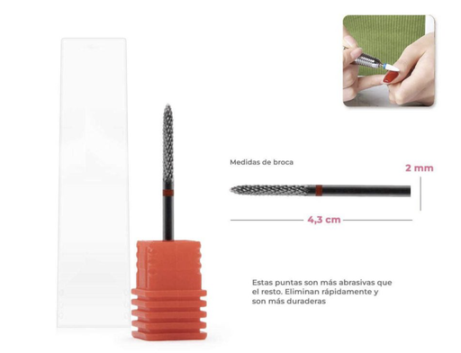 [FLAMENCO34] Fresa Para Limpieza De Cutícula F