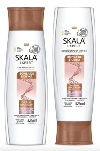 [SKALA1] Pack Shampoo Acondicionador Skala Expert Bomba De Biotina