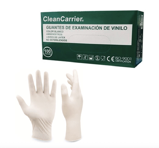 [COPRESER2] Guante Vinilo Blanco M