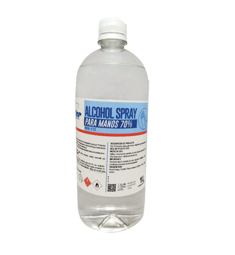 [COPRESER4] Alcohol desnaturalizado 70 manos 1 litro