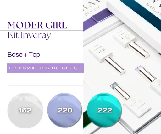 Kit Inveray - Modern Girl (Base + Top + 3 Colores)