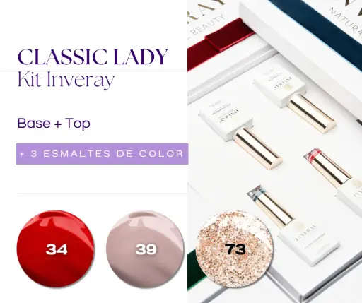 Kit Inveray - Classic Lady (Base + Top + 3 colores)